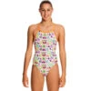 Funkita - Crazy Critters - Girls Cross Back One Piece