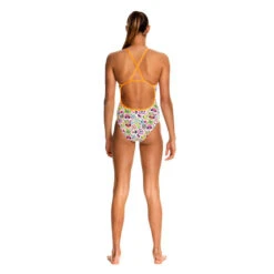 Funkita - Crazy Critters - Girls Cross Back One Piece -Swimming Clothing funkita girls swimwear crazy critters cross back one piece 3