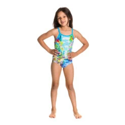 Funkita - Meadow Love - Toddler Girls One Piece -Swimming Clothing funkita girls toddler swimwear meadow love one piece 4
