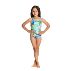 Funkita - Meadow Love - Toddler Girls One Piece -Swimming Clothing funkita girls toddler swimwear meadow love one piece 5