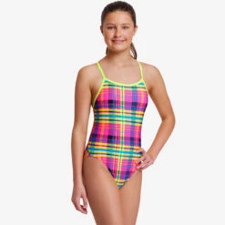 Funkita - Happy Highlander - Girls Single Strap One Piece -Swimming Clothing funkita happy highlander girls single strap one piece 5