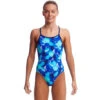 Funkita - Hex Pistols - Girls Diamond Back One Piece -Swimming Clothing funkita hex pistols girls diamond back one piece 0