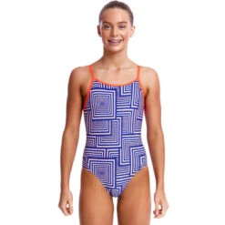 Funkita - I Said Swim - Girls Diamond Back One Piece
