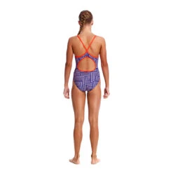 Funkita - I Said Swim - Girls Diamond Back One Piece -Swimming Clothing funkita i said swim girls diamond back one piece 3