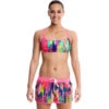 Funkita - Feline Fever - Ladies Beachwear Boardshorts -Swimming Clothing funkita ladies swimwear feline fever boardshorts 1