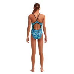 Funkita - Land Grab - Girls Diamond Back One Piece -Swimming Clothing funkita land grab girls diamond back one piece 3