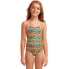 Funkita - Lying Cheet - Toddler Girls Eco Printed One Piece -Swimming Clothing funkita lying cheet toddler girls eco printed one piece 1