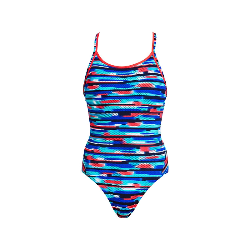 Funkita - Meshed Up - Ladies Diamond Back One Piece 4 Funkita - Meshed Up - Ladies Diamond Back One Piece - Image 2