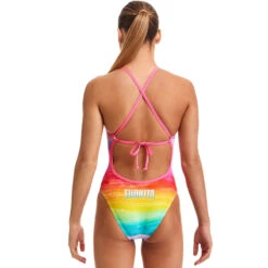 Funkita - Ocean Ink - Girls Tie Me Tight One Piece -Swimming Clothing funkita ocean ink girls tie me tight one piece 3