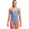 Funkita - Paddling Pink - Girls Tie Me Tight One Piece -Swimming Clothing funkita paddling pink girls tie me tight one piece 1