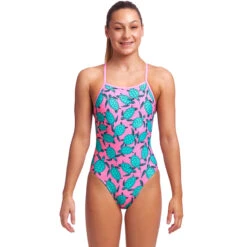 Funkita - Paddling Pink - Girls Tie Me Tight One Piece