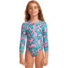 Funkita - Paddling Pink - Toddler Girls Sun Cover One Piece -Swimming Clothing funkita paddling pink toddler girls sun cover one piece 1