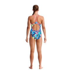 Funkita - Palm Bar - Girls Diamond Back One Piece -Swimming Clothing funkita palm bar girls diamond back one piece 3