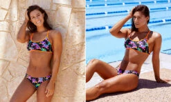 Funkita - Palm Drive - Ladies Cross Back Tie Bikini Top -Swimming Clothing funkita palm drive ladies tie down bikini top 6