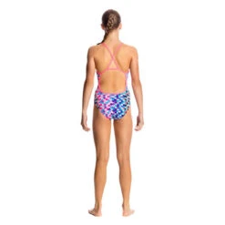 Funkita - Party Pieces - Girls Cross Back One Piece -Swimming Clothing funkita party pieces cross back girls swimsuit 3