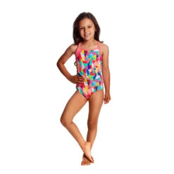 Funkita - Pastel Patch - Toddlers Girls Tankini Two Piece -Swimming Clothing funkita pastel patch toddlers girls tankini two piece 4