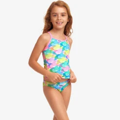 Funkita - Pastel Porpie - Toddler Girls Eco Swim Steady Tankini & Brief -Swimming Clothing funkita pastel porpie toddler girls eco swim steady tankini brief 4