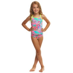 Funkita - Snuggle Pie - Toddler Girls Swim Steady Tankini & Brief -Swimming Clothing funkita snuggle pie toddler girls swim steady tankini brief 4