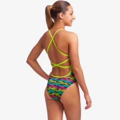Funkita - Speed Cheat - Girls Eco Strapped In One Piece -Swimming Clothing funkita speed cheat girls eco strapped in one piece 4