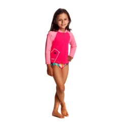 Funkita - Stare Bare - Toddler Girls Zippy Rash Vest 10 Funkita - Stare Bare - Toddler Girls Zippy Rash Vest -Swimming Clothing funkita stare bare zippy rash vest toddler girls 2