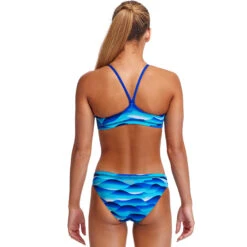 Funkita - Storm Buoy - Girls Eco Racerback Two Piece -Swimming Clothing funkita storm buoy girls eco racerback two piece 3