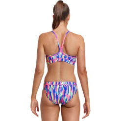 Funkita - Wing Tips - Ladies Eco Sports Top -Swimming Clothing funkita wing tips ladies eco sports top 3