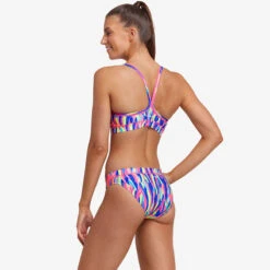 Funkita - Wing Tips - Ladies Eco Sports Top -Swimming Clothing funkita wing tips ladies eco sports top 4