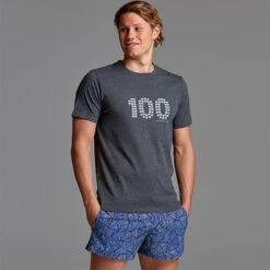 Funky Trunks - 100 Fly Mens Crew Neck T-Shirt -Swimming Clothing funky trunks 100 fly mens crew neck t shirt 3