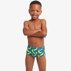 Funky Trunks - B1 - Toddler Boys Printed Trunks -Swimming Clothing funky trunks b1 toddler boys printed trunks 4