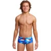 Funky Trunks - Battle Blue - Boys Sidewinder Trunks -Swimming Clothing funky trunks battle blue boys sidewinder trunks 1
