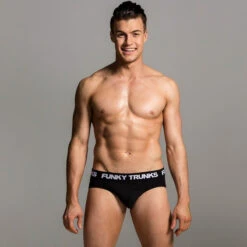 Funky Trunks - Black Attack - Mens Underwear Briefs -Swimming Clothing funky trunks black attack mens underwear briefs 4