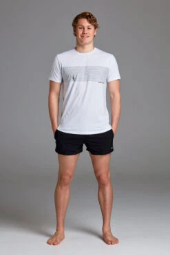 Funky Trunks - Black Line Mens T-Shirt -Swimming Clothing funky trunks black line mens t shirt 5