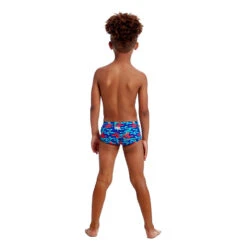 Funky Trunks - Blob Mob - Toddler Boys Printed Trunks -Swimming Clothing funky trunks blob mob toddler boys printed trunks 2