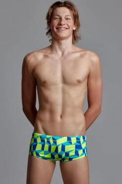 Funky Trunks - Blue Blockers - Boys Classic Trunks -Swimming Clothing funky trunks blue blockers boys classic trunks 4