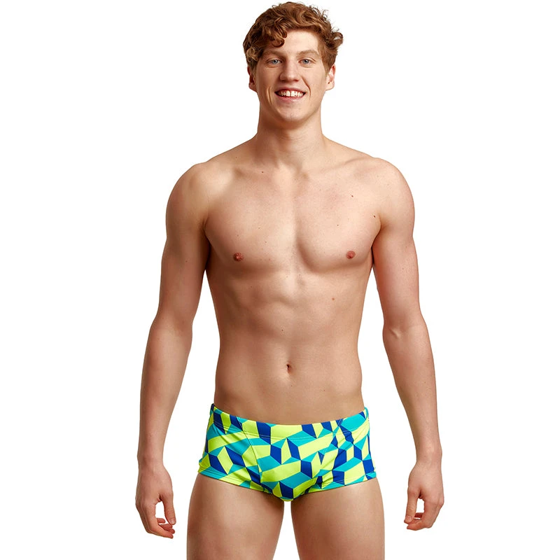 Funky Trunks - Blue Blockers - Mens Classic Trunks 3 Funky Trunks - Blue Blockers - Mens Classic Trunks