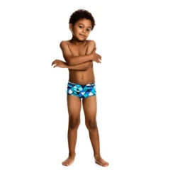 Funky Trunks - Blue Steel Toddler Boys Trunks -Swimming Clothing funky trunks blue steel toddler boys trunks 4