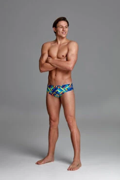 Funky Trunks - Boarded Up - Mens Classic Briefs -Swimming Clothing funky trunks boarded up mens classic briefs 4
