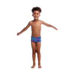 Funky Trunks - Chain Reaction - Toddler Boys Printed Trunks -Swimming Clothing funky trunks chain reaction toddler boys printed trunks 3