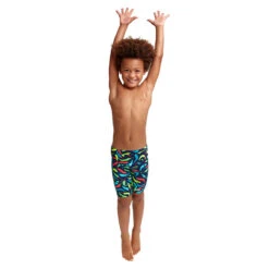 Funky Trunks - Chilli Boss - Toddler Boys Eco Miniman Jammers -Swimming Clothing funky trunks chilli boss toddler boys eco miniman jammers 5