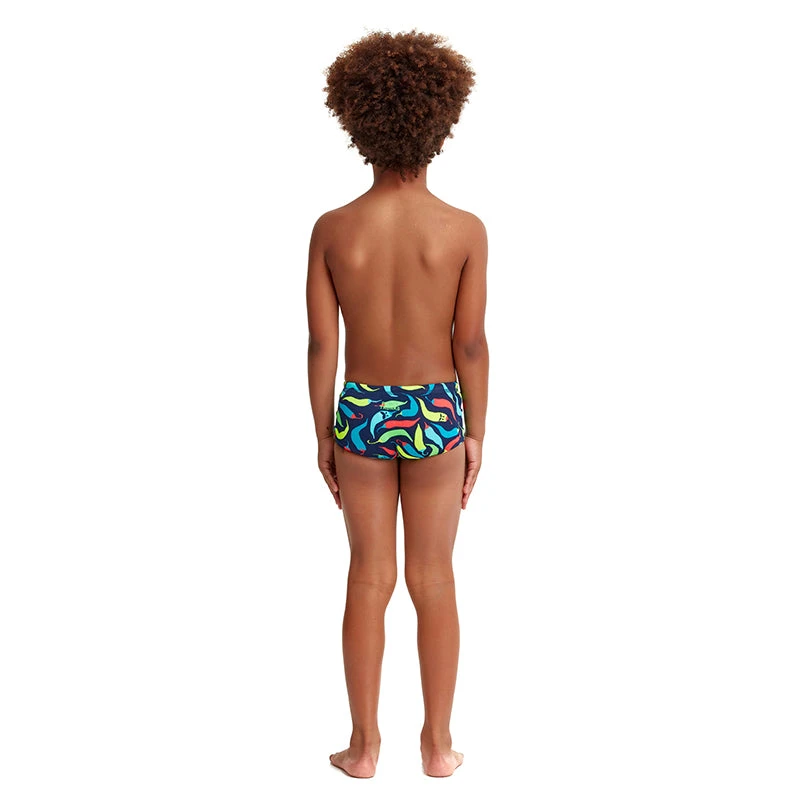 Funky Trunks - Chilli Boss - Toddler Boys Eco Printed Trunks 5 Funky Trunks - Chilli Boss - Toddler Boys Eco Printed Trunks - Image 3