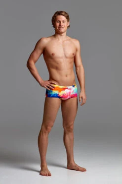 Funky Trunks - Cumulus Mens Plain Front Trunks -Swimming Clothing funky trunks cumulus mens plain front trunks 4