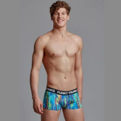 Funky Trunks - Dripping Paint - Mens Underwear Trunks -Swimming Clothing funky trunks dripping paint mens underwear trunks 4
