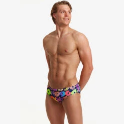 Funky Trunks - Dunking Donuts - Mens Classic Briefs -Swimming Clothing funky trunks dunking donuts mens classic briefs 3