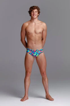 Funky Trunks - Gettin Jiggy - Mens Classic Briefs -Swimming Clothing funky trunks gettin jiggy mens classic briefs 4