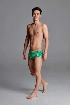 Funky Trunks - Green Gator Boys Classic Trunks -Swimming Clothing funky trunks green gator mens classic trunks 4