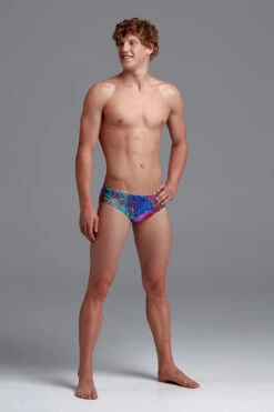 Funky Trunks - Hyper Inflation - Mens Classic Briefs -Swimming Clothing funky trunks hyper inflation mens classic briefs 4
