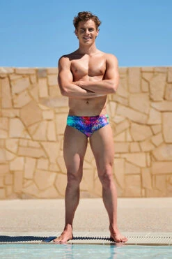 Funky Trunks - Hyper Inflation - Mens Classic Briefs -Swimming Clothing funky trunks hyper inflation mens classic briefs 7