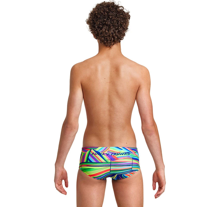 Funky Trunks - Land Lines - Boys Sidewinder Trunks 5 Funky Trunks - Land Lines - Boys Sidewinder Trunks - Image 3