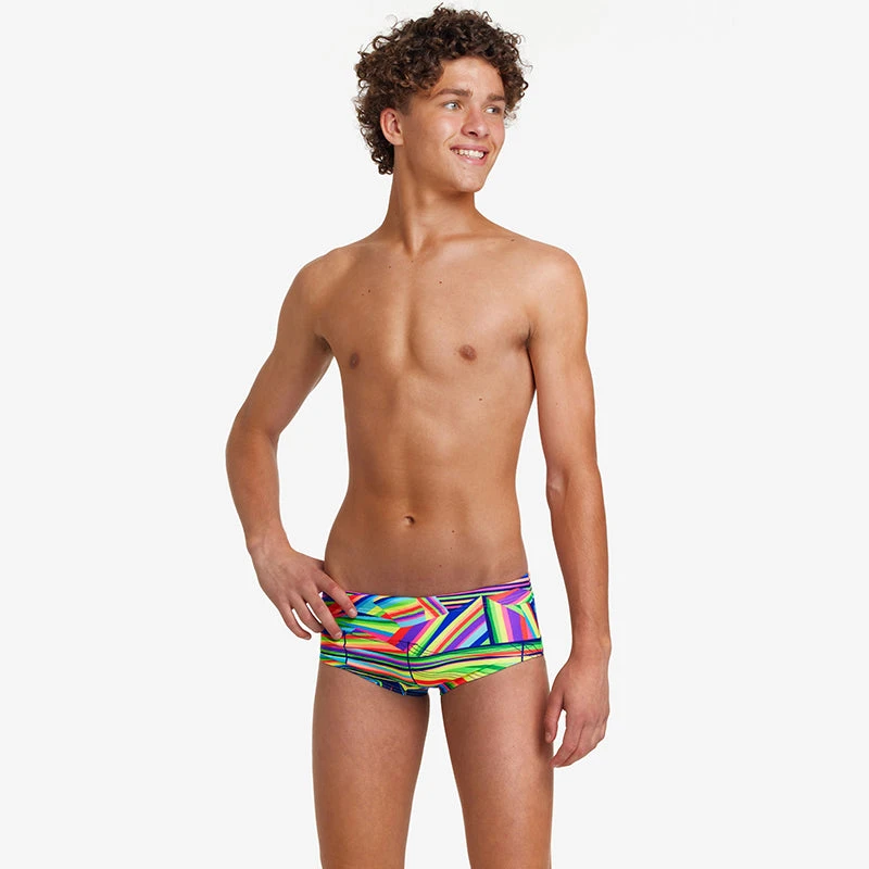 Funky Trunks - Land Lines - Boys Sidewinder Trunks 6 Funky Trunks - Land Lines - Boys Sidewinder Trunks - Image 4