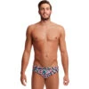 Funky Trunks - Live Streamer - Mens Classic Briefs -Swimming Clothing funky trunks live streamer mens classic briefs 1